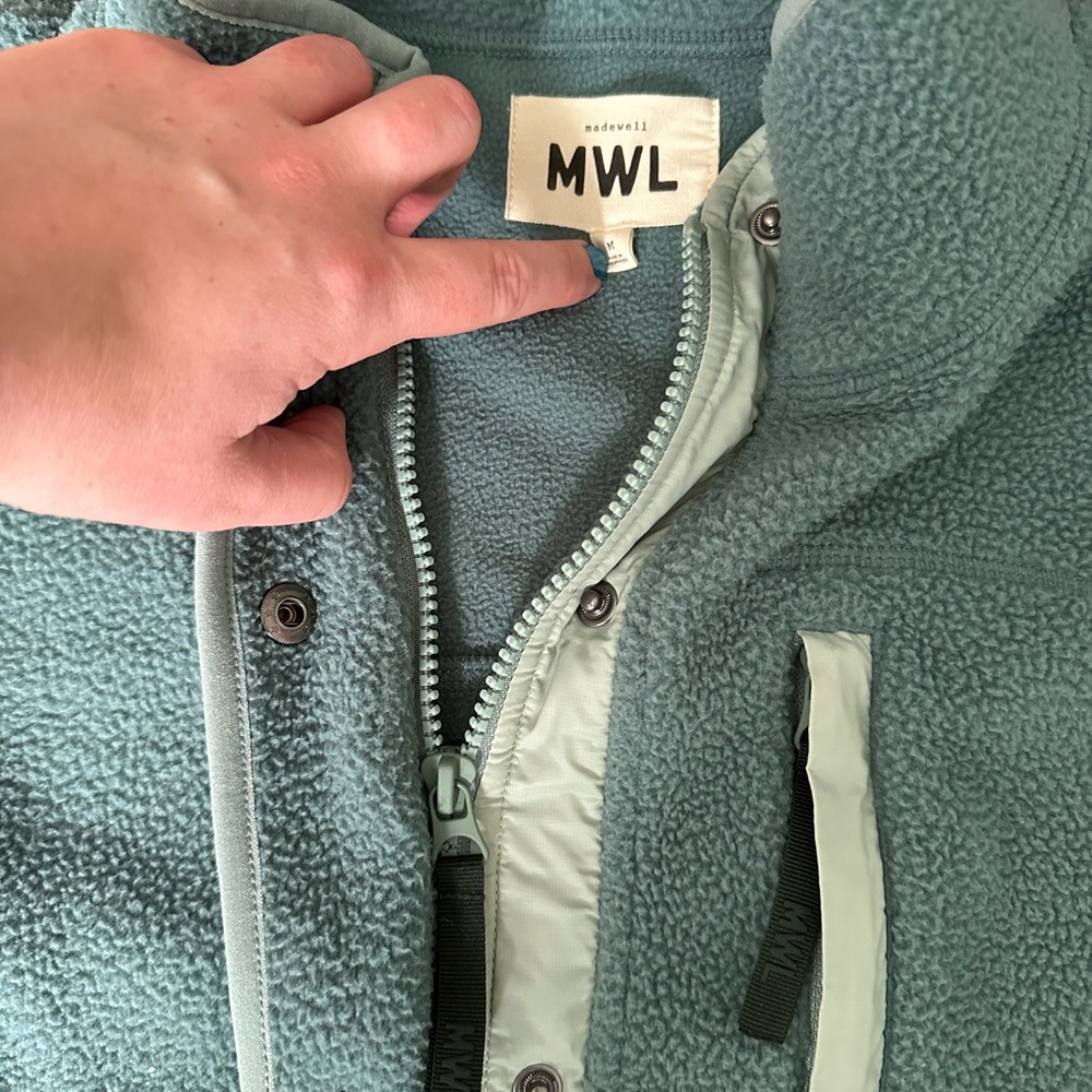 madewell • mwl fleece jacket - Picture 4 of 5